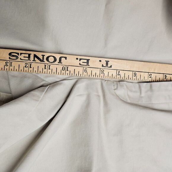 Lands' End Khaki Chino Pants Sz 10T Tan Midrise Straight Leg Minimalist Neutral - Picture 7 of 8